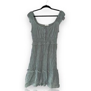 Green Fit & Flare Dress